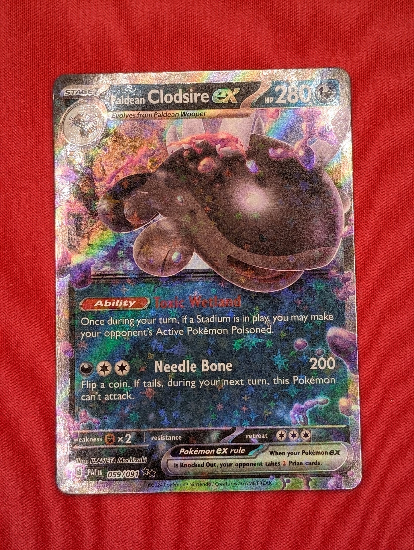 Paldean Clodsire ex [Holo] #59