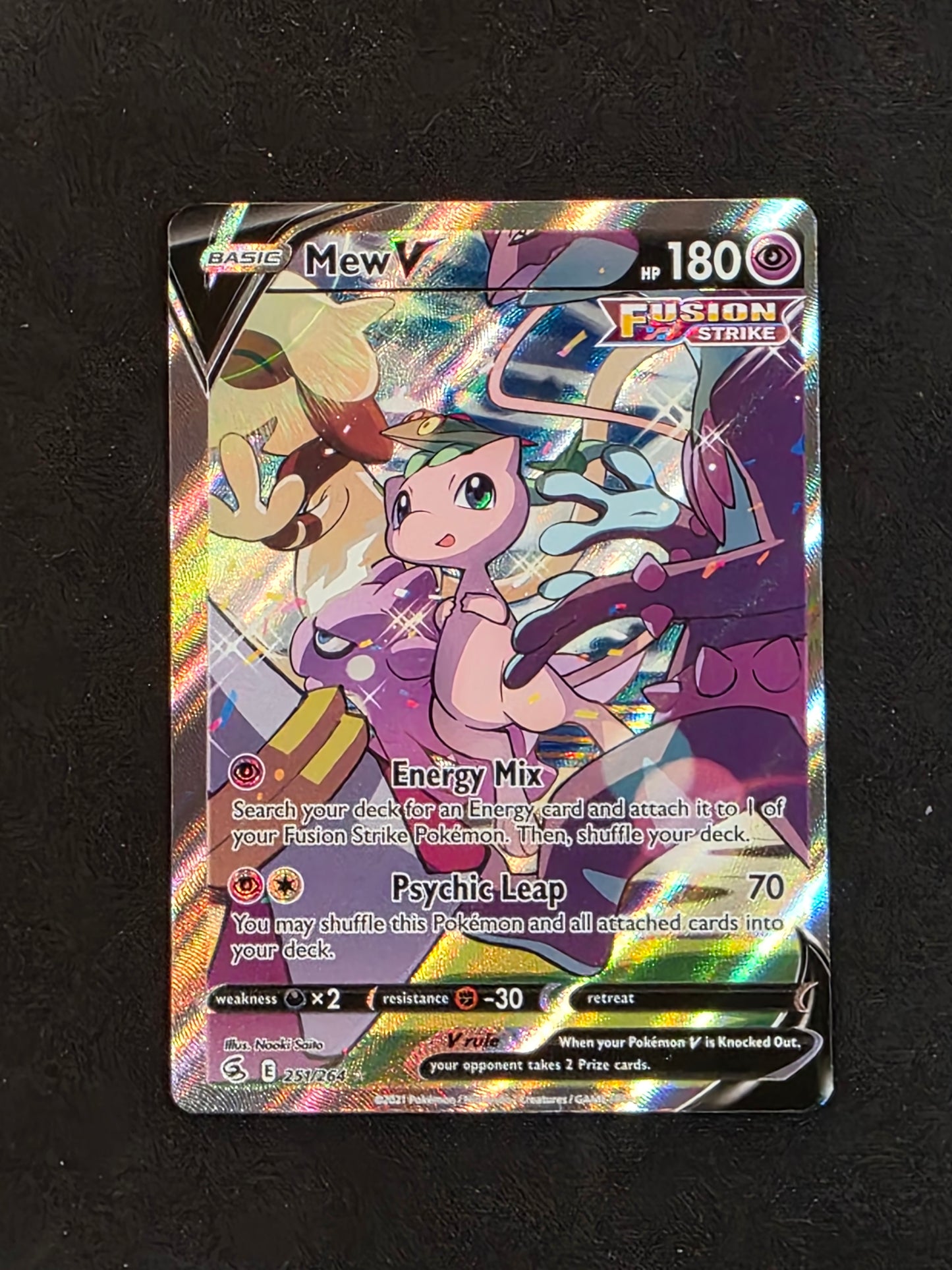 Mew V #251/264 Fusion Strike