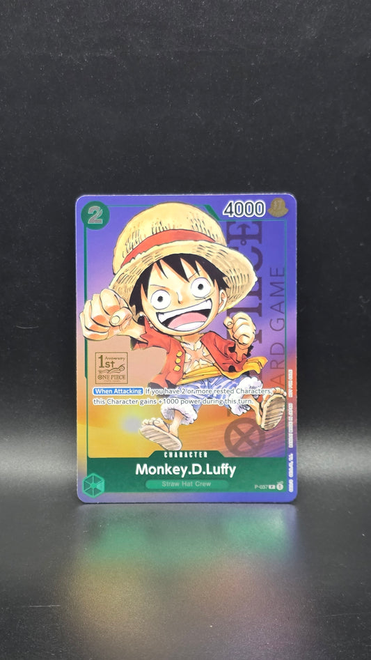 Monkey.D.Luffy (1st Anniversary Tournament) P-037 One Piece