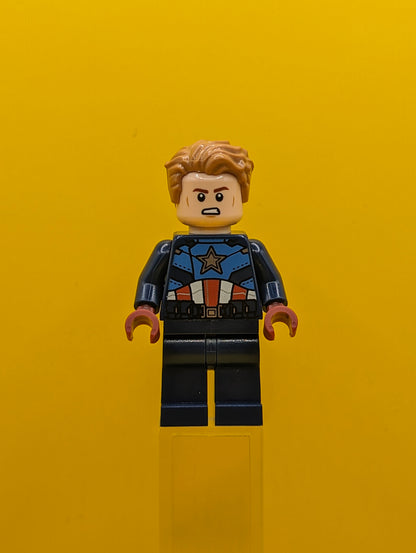 Captain America sh0908 Dark Blue Suit Marvel Minifigure Lego