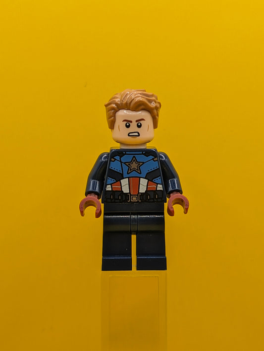 Captain America sh0908 Dark Blue Suit Marvel Minifigure Lego