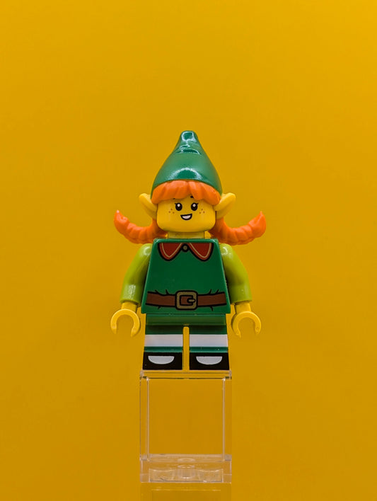 Holiday Elf col402 Series 23 Minifigure Lego (minifigure only without stand or accessories)