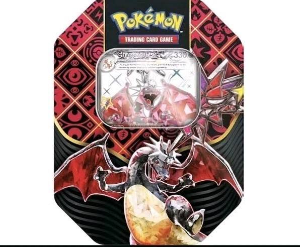 Charizard Paldean Fates Tin