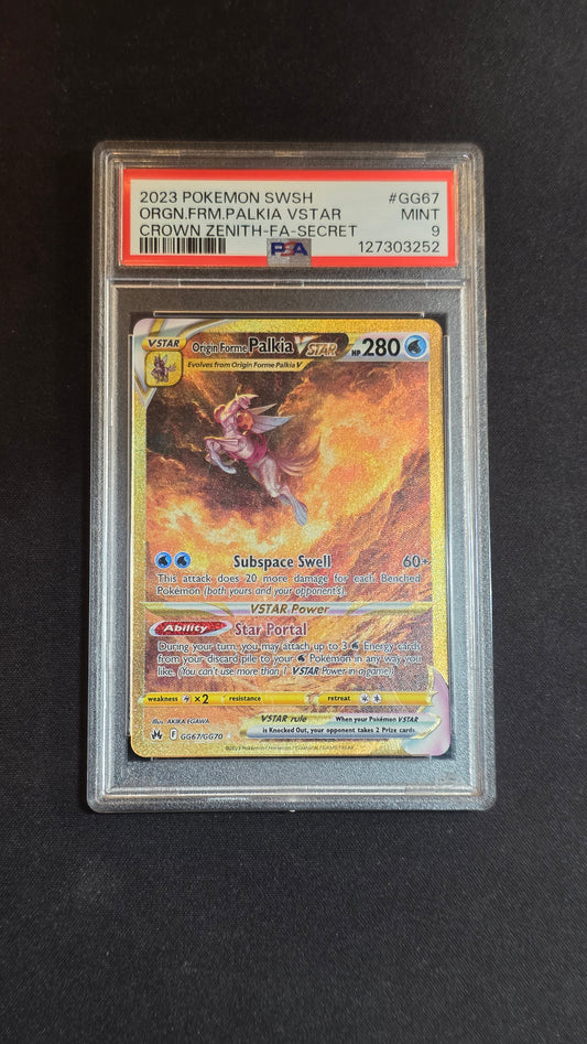 #GG67/GG70 Origin Forme Palkia Vstar -Crown Zenith PSA 9
