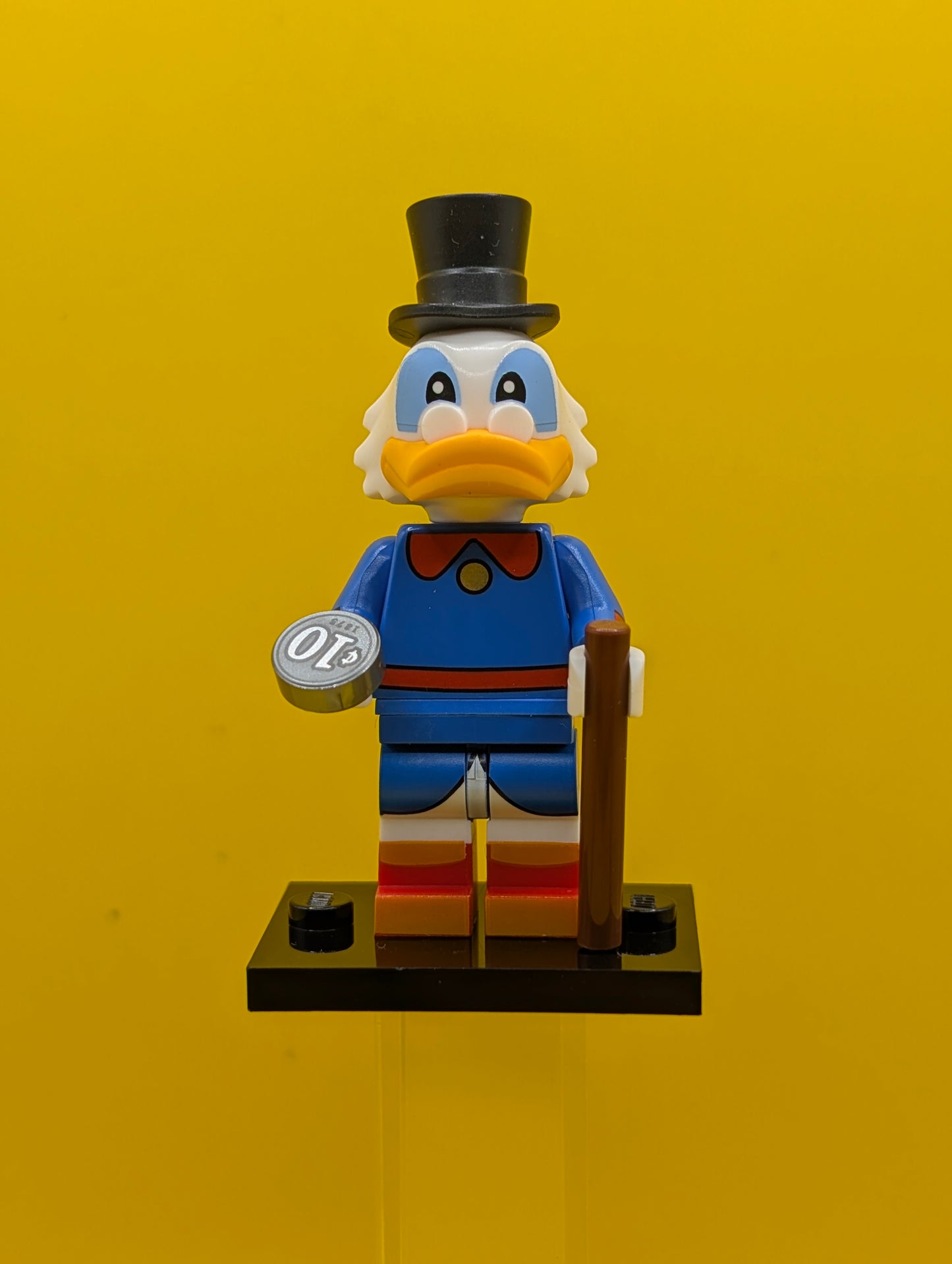 Scrooge McDuck coldis2-6 Disney, Series 2 (Complete Set with Stand and Accessories) Cmf Lego Minifigure