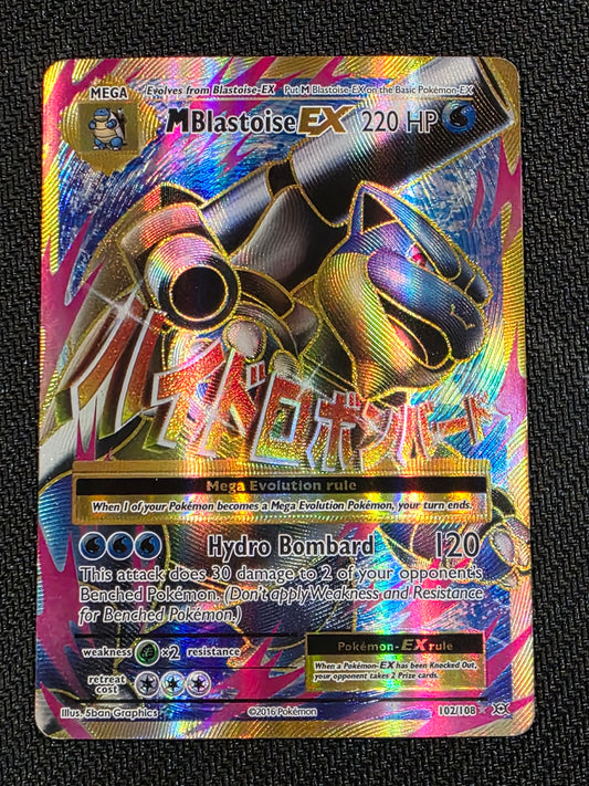 #102/108 M Blastoise EX (Full Art) XY - Evolutions