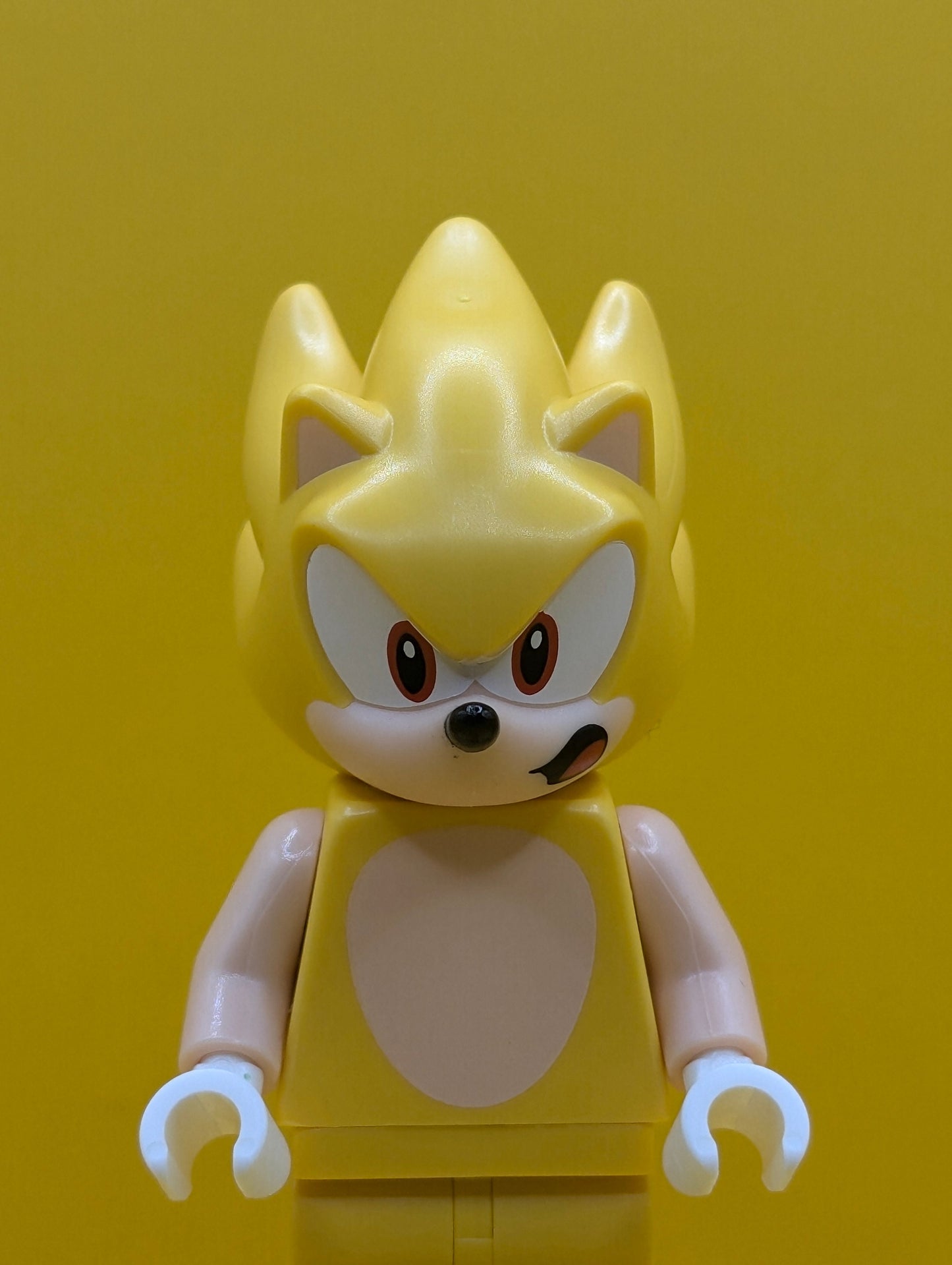 Super Sonic son019 Sonic The Hedgehog Minifigure Lego Minifigure Lego