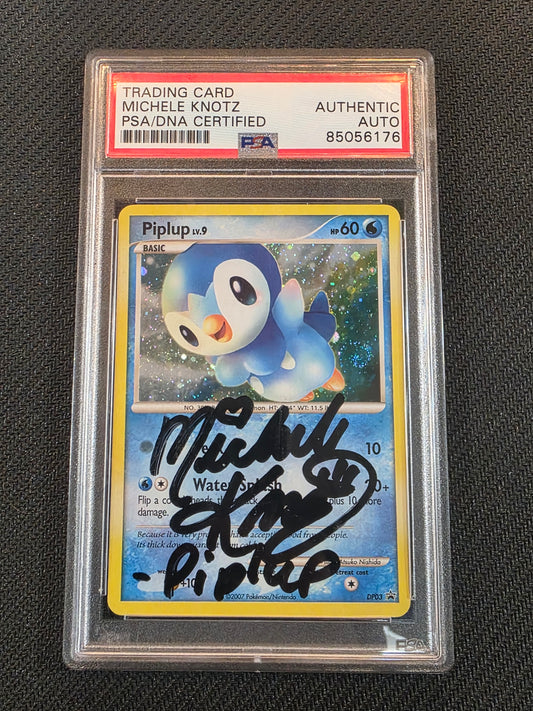Piplup Michele Knotz Authenticated Auto