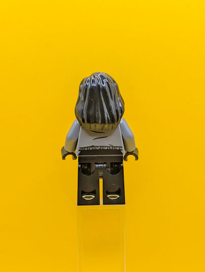Zia Rodriguez jw090 Dark Bluish Gray Jacket Jurassic World Lego Minifigure