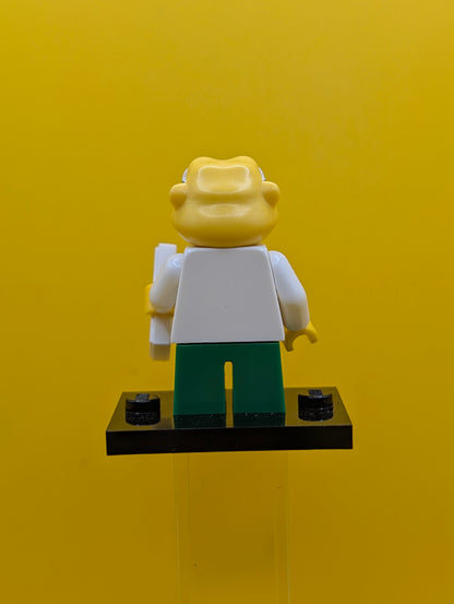 Hans Moleman colsim2-10 The Simpsons, Series 2 (Complete Set with Stand and Accessories) Cmf Lego Minifigure