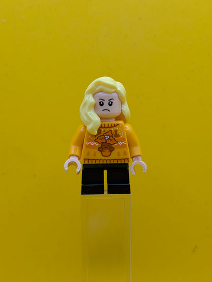 Hannah Cedric cna19 Holiday Sweater Harry Potter Holiday Lego Minifigure