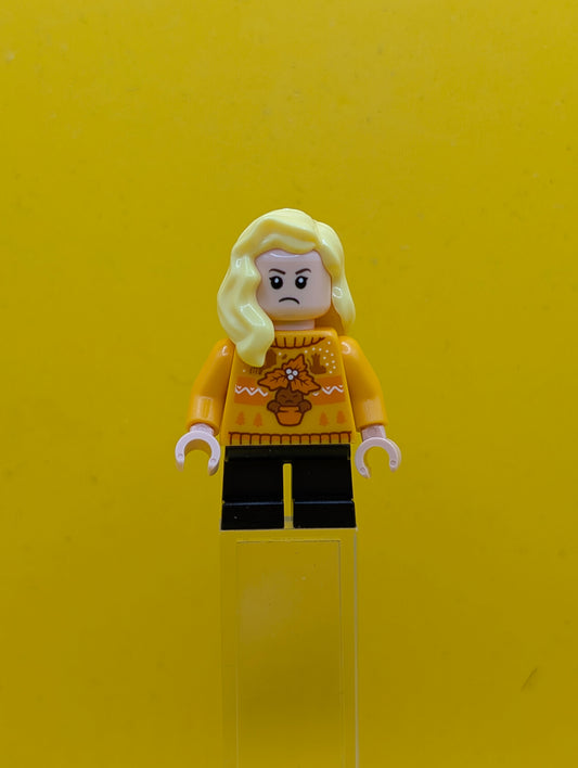 Hannah Cedric cna19 Holiday Sweater Harry Potter Holiday Lego Minifigure