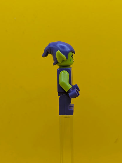 Green Goblin sh0957 Lime Skin, Dark Purple Outfit, Medium Legs Marvel Lego Minifigure