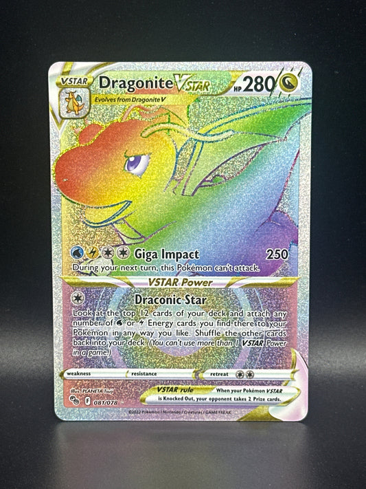 #081/078 Dragonite Vstar Pokemon Go