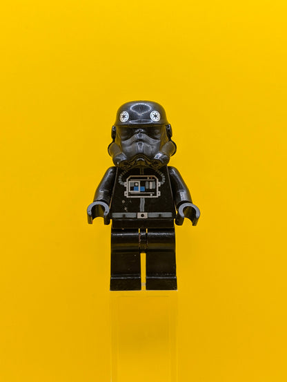 Imperial TIE Fighter / Interceptor Pilot sw0035b Black Head Star Wars Lego Minifigure
