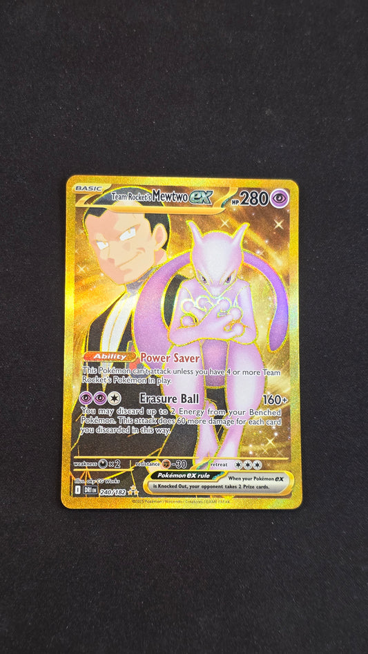 Team Rocket's Mewtwo #240/182 -Destined Rivals