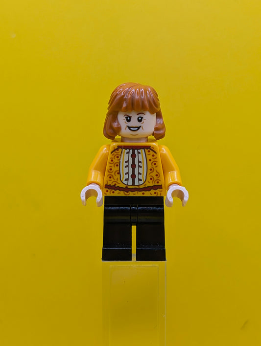 Molly Weasley hp340 Bright Light Orange Outfit Harry Potter Lego Minifigure