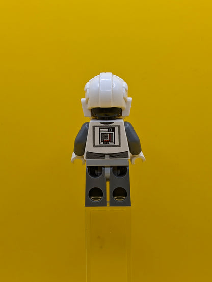 AT-AT Driver sw0262 Red Imperial Logo, Bluish Grays, Black Head, Stormtrooper Type 2 Helmet Star Wars Lego Minifigure