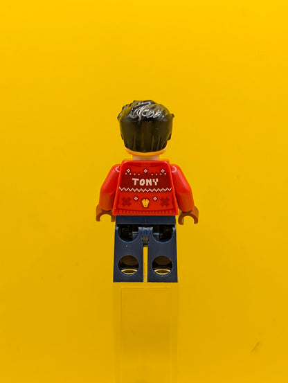 Tony Stark sh0760 Christmas Sweater Marvel Lego Minifigure