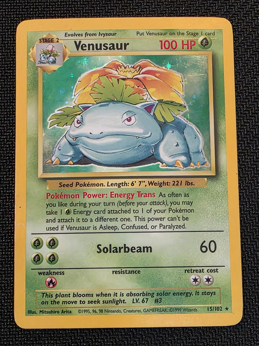 #015/102 Venusaur Base Set