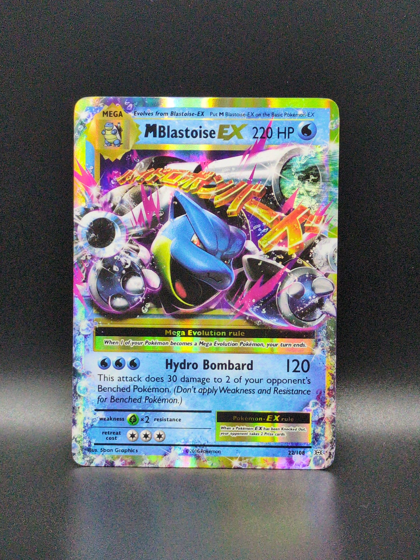 M Blastoise EX #22/108 - Evolutions