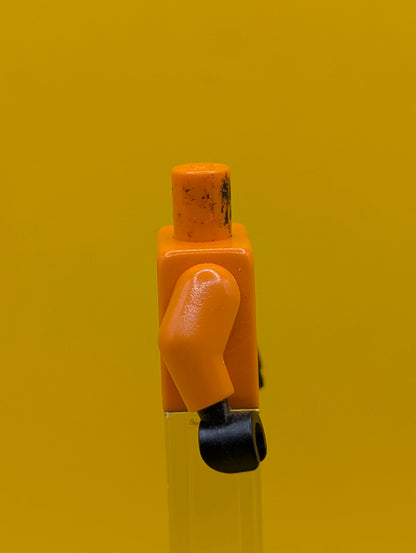 973pb1588c01 Torso SW Rebel Pilot with Black Belt with Buckle on Back Pattern / Orange Arms / Black Hands Lego