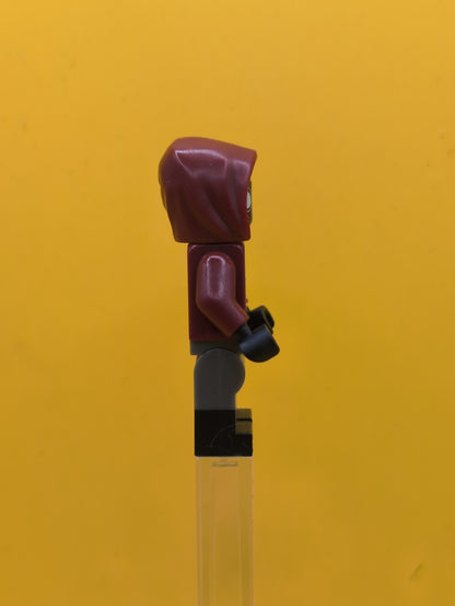 Spider-Man sh0679 Miles Morales - Dark Red Hood, Black Lower Legs Marvel Lego Minifigure