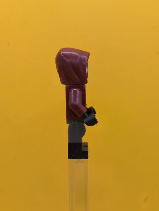 Spider-Man sh0679 Miles Morales - Dark Red Hood, Black Lower Legs Marvel Lego Minifigure