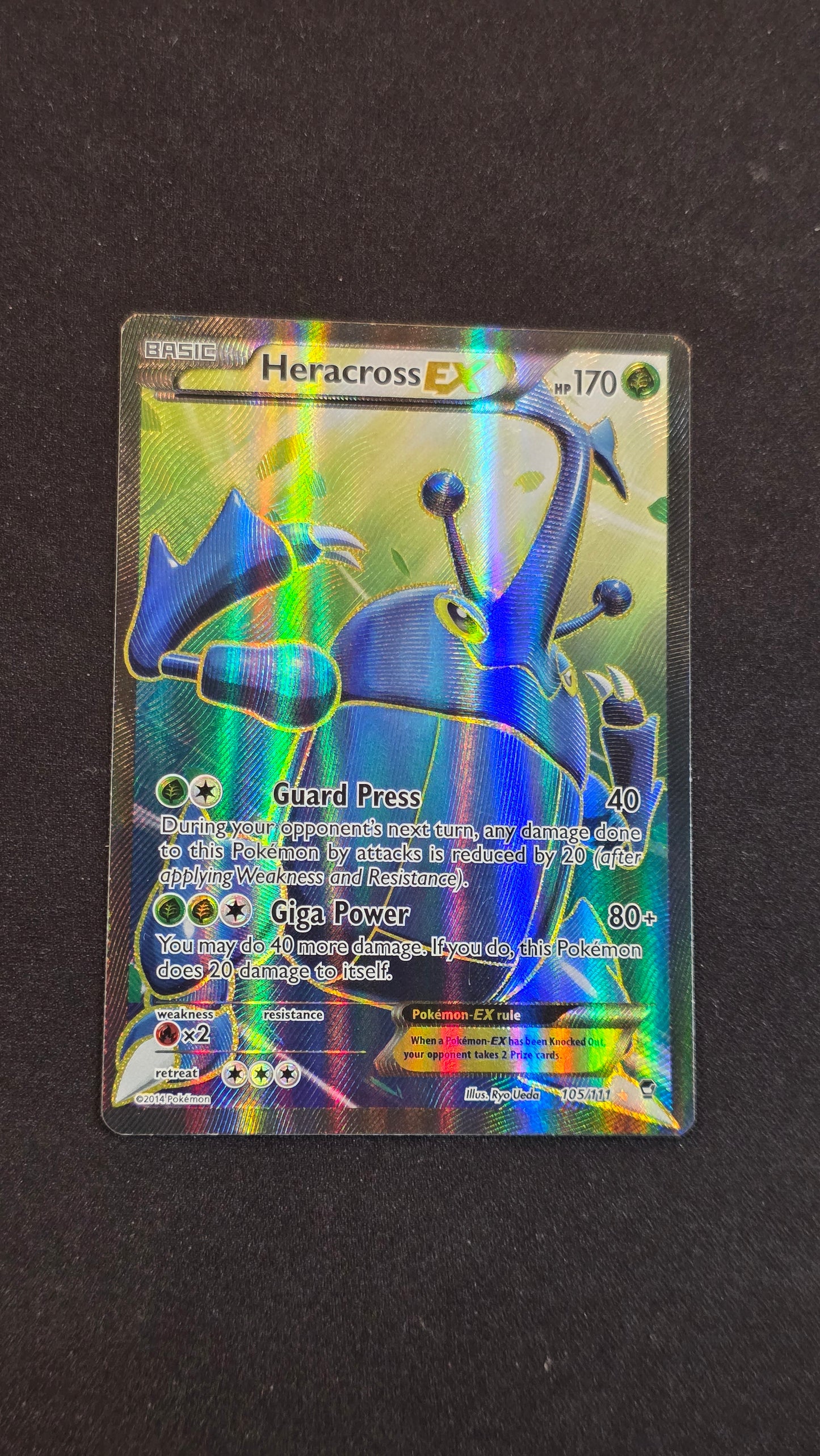 Heracross EX #105/111 - Furious Fists