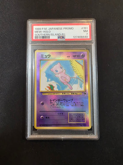 #151 Mew Japanese Southern Islands PSA 7