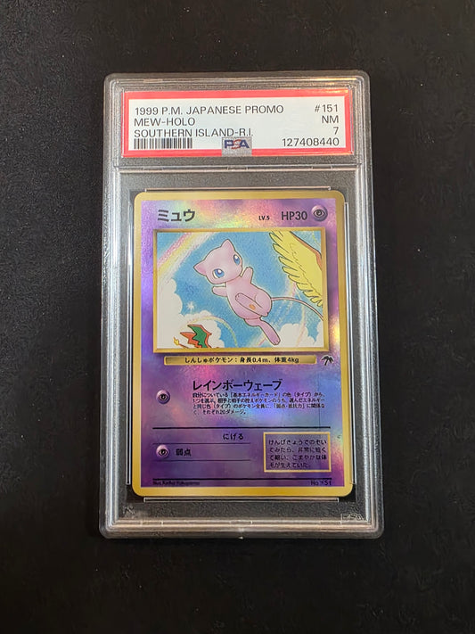 #151 Mew Japanese Southern Islands PSA 7
