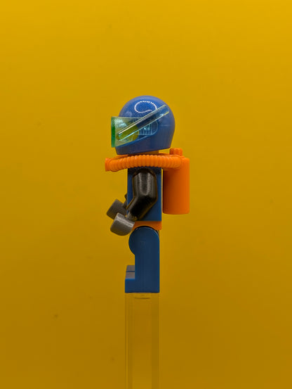 Deep Sea Diver col015 Series 1 (Minifigure Only without Stand and Accessories) Cmf Lego Minifigure