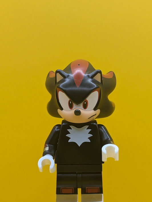 Shadow The Hedgehog son017 Open Mouth Sonic The Hedgehog Minifigure Lego