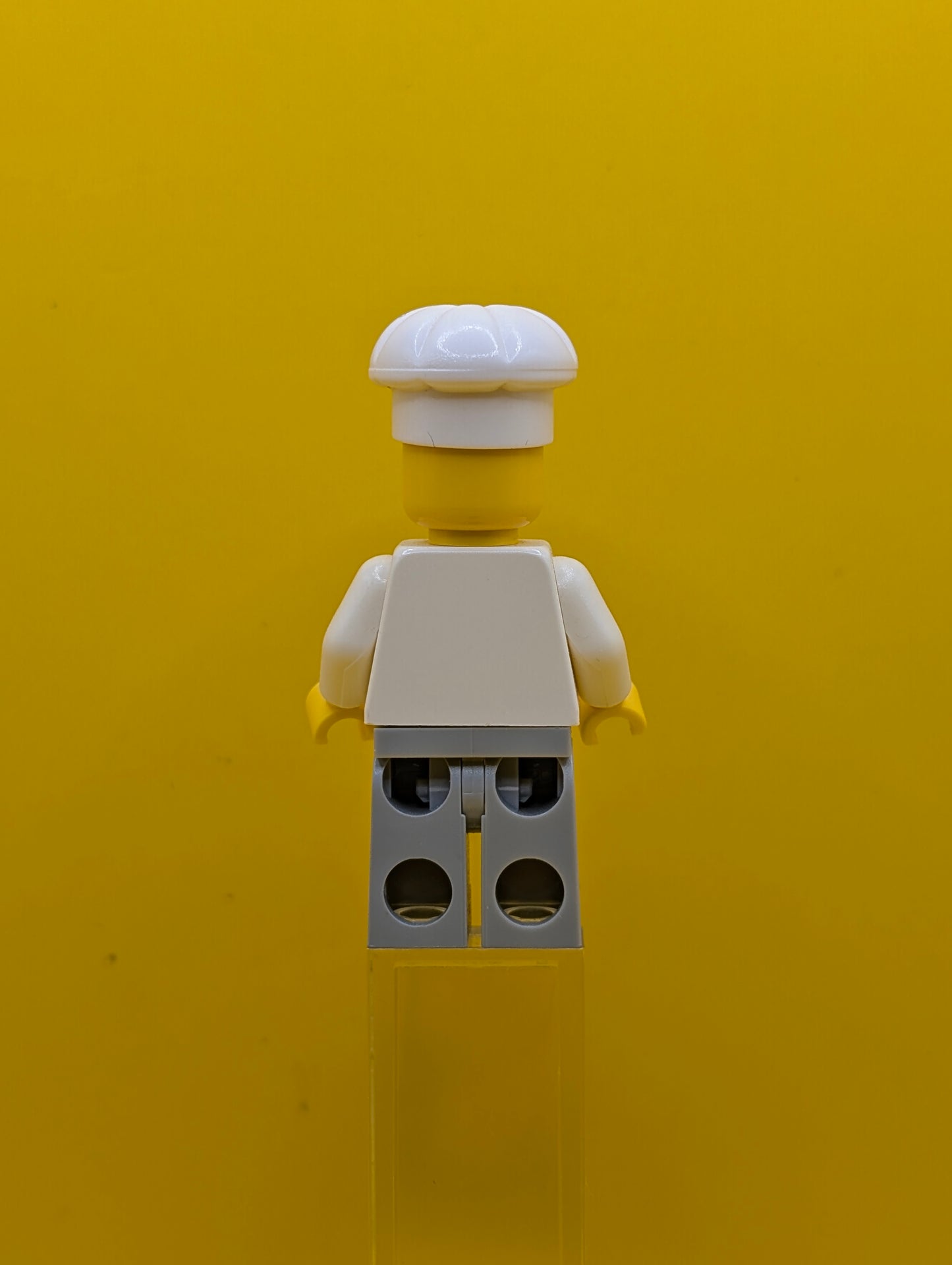 Chef twn120 White Torso with 8 Buttons, Light Bluish Gray Legs, Gray Beard City Lego Minifigure