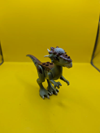 Dinosaur Stygimoloch styg02 with Reddish Brown Back and Dark Brown Spots Jurassic World Lego Minifigure