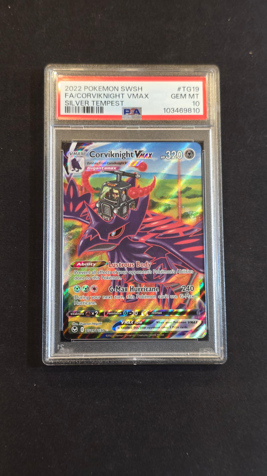 #TG19/TG30 Corviknight Vmax -Silver Tempest PSA 10