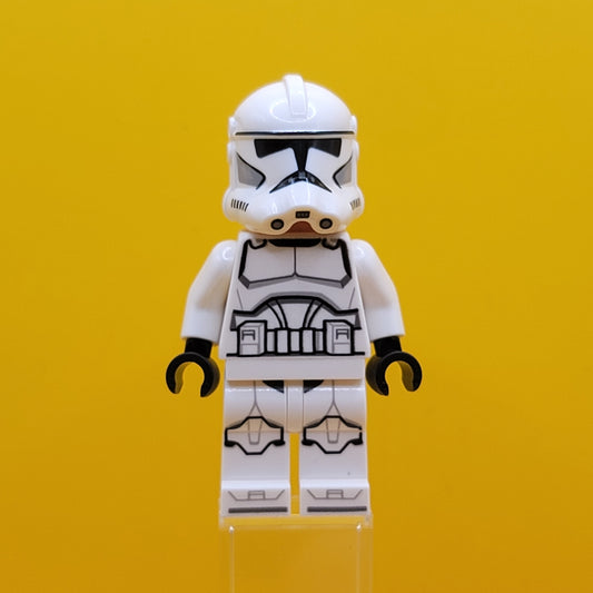 Clone Trooper sw1319 "Shiny" Phase 2 Nougat Head Star Wars Minifigure Lego