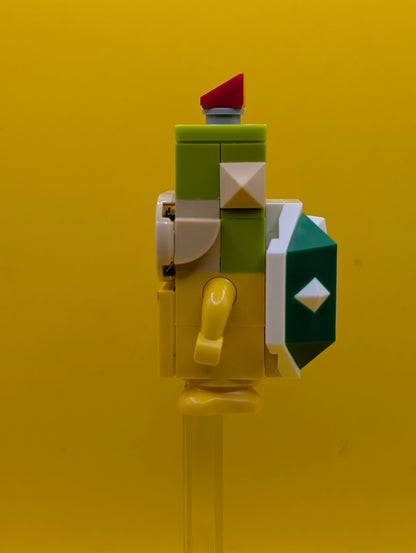 Bowser Jr. mar0003 2 Lime Brick 1 x 1 Super Mario Lego Minifigure