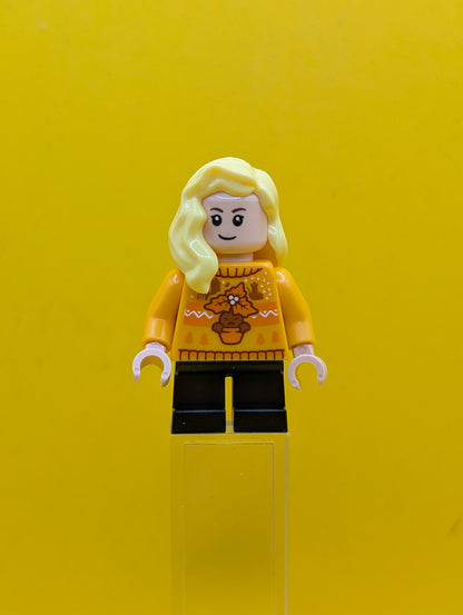 Hannah Cedric cna19 Holiday Sweater Harry Potter Holiday Lego Minifigure