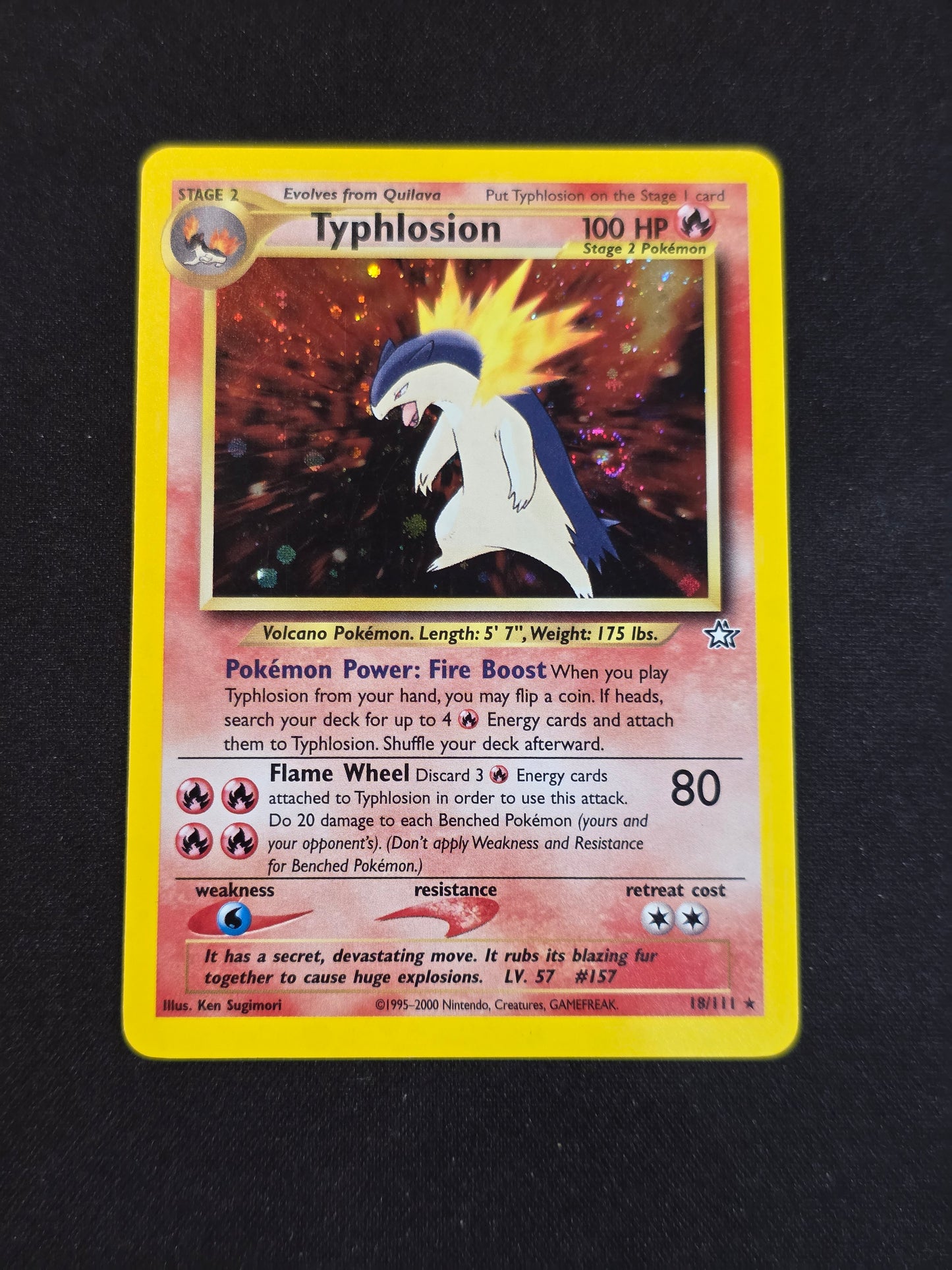 Typhlosion (Unlimited Holo) #18/111 - Neo Genesis