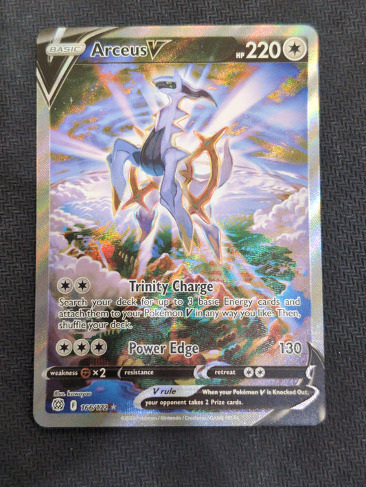 #166/172 Arceus V Brilliant Stars