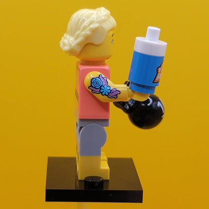 Fitness Instructor CMF Minifigure Lego Series 25 (Complete Set, with stand and accessories) col25-7