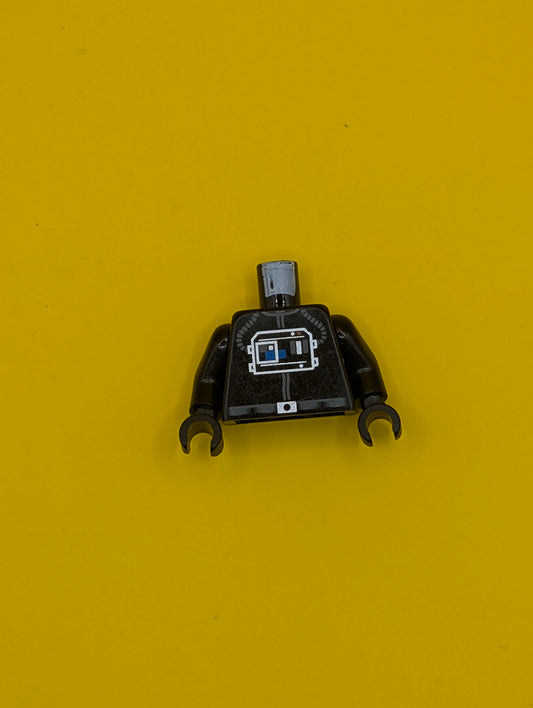 Torso SW TIE Pilot Pattern / Black Arms / Black Hands 973px69c01 Lego