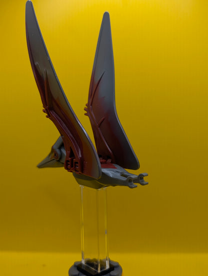 Dinosaur Pteranodon ptera04 with 4 Studs with Dark Red Back and Large Curved Nostrils Jurassic World Lego Minifigure