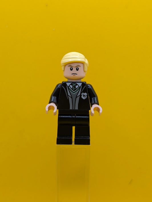 Draco Malfoy hp399 Black Slytherin Robe and Legs Harry Potter Lego Minifigure