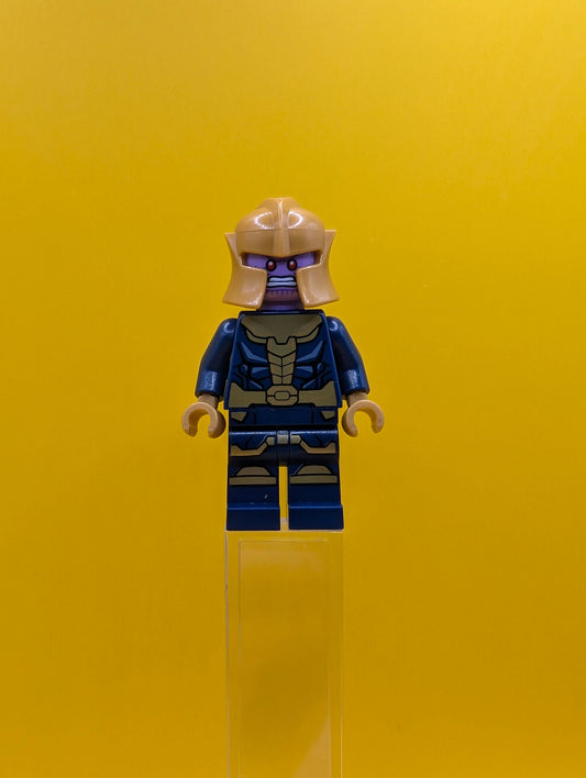 Thanos sh0613 Dark Blue Legs Printed Dark Blue Arms Pearl Gold Helmet Minifigure Lego