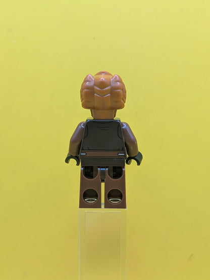 Plo Koon sw1414 Dark Brown Robe, Tan Shirt, Printed Legs Star Wars Lego Minifigure