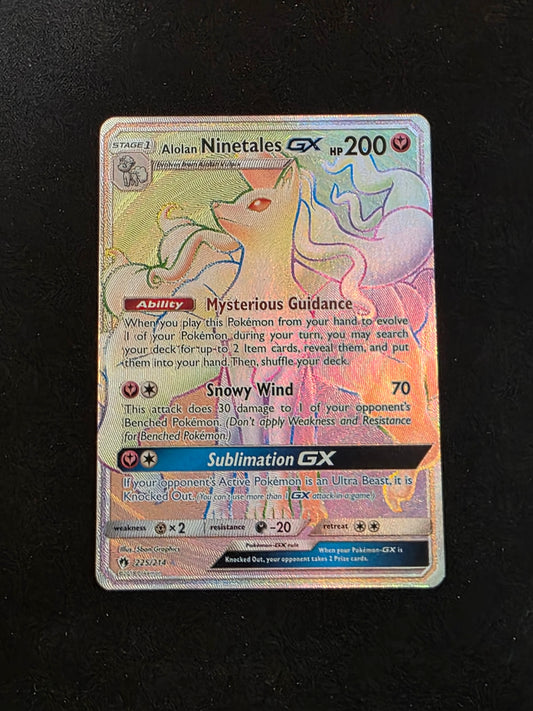 Alolan Ninetales GX #225/214 Guardians Rising