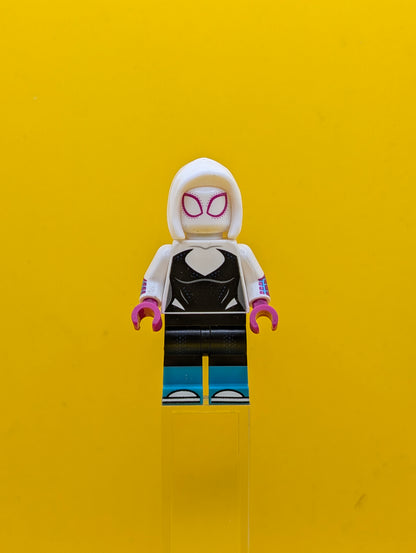 Gwen Stacy colspi04 Spider Gwen, Spider-Man Across the Spider-Verse (Minifigure Only without Stand and Accessories) CMF Lego Minifigure