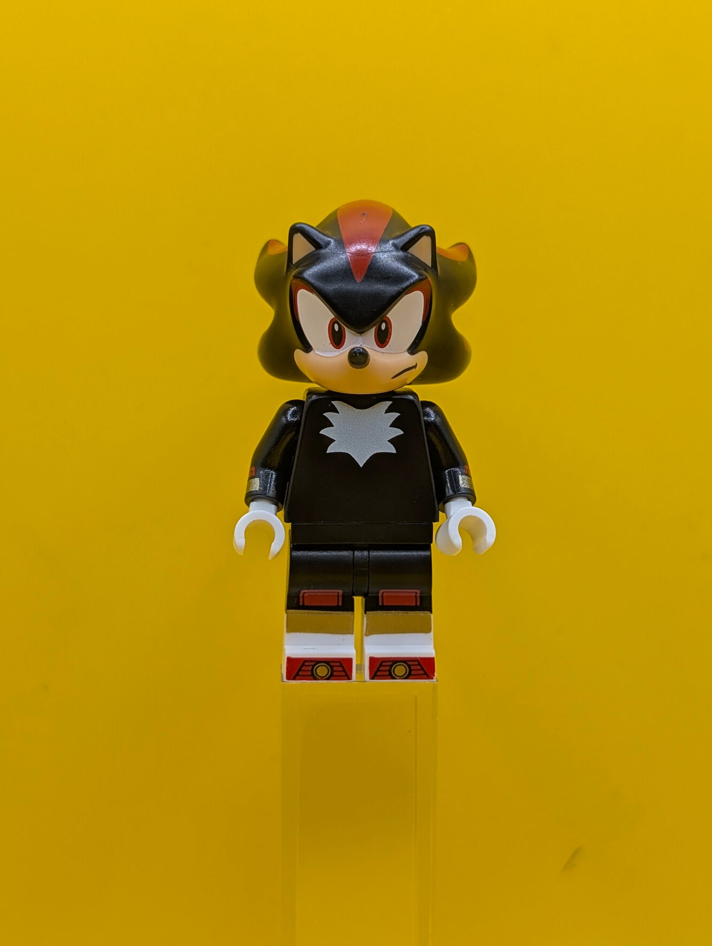 Shadow the Hedgehog son012 Closed Mouth Sonic The Hedgehog Lego Minifigure